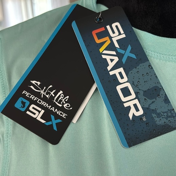 Salt Life Oasis SLX UVAPOR long sleeve sun protection top,performance fabric - Picture 4 of 12
